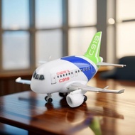 Post Meaning Cartoon Q Version C919 Commercial Aircraft Passenger Aircraft Model 10cm Mini Assembled