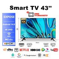 EXPOSE Smart TV 65 inch 4K TV flat screen smart tv Smart TV 55 inch android TV 50 inch Google TV Dig