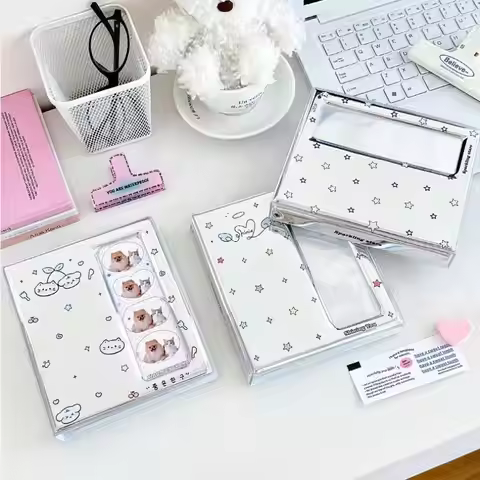 Photo Booth Frames Cartoon Photo Booth Album For 40 Pcs 2x6 Inch Photo Strips Bookmark 20 Pcs 4x6 4R