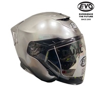 EVO RS9 Iridium Style Silver Helmet (FREE EVO RS9 HELMET & HEVIK HELMET BAG)