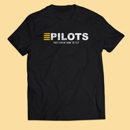 PILOTS Aviation Men's T-shirt Adult Unisex Tops PakeKaos