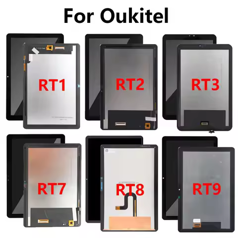 Tablet LCD Screen Digitizer For Oukitel RT1 RT5 RT2 RT6 RT3 RT3 Pro RT3 Plus RT7 RT7 TITAN RT8 RT9 R