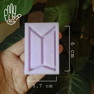 Cetakan Resin / Resin Mold Shaker KPOP BTS Logo Shaker