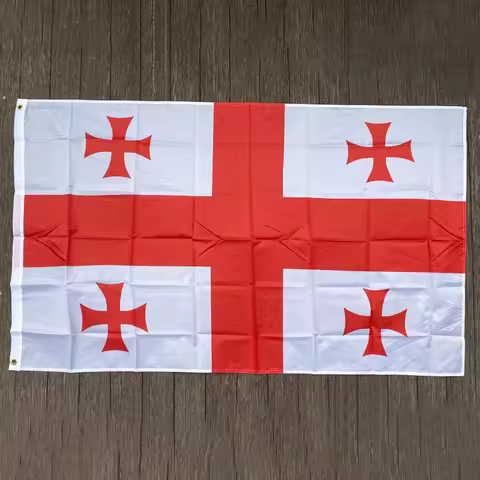 xvggdg 90x150cm Georgia flag Banner Georgia National flag Decoration banner