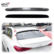 Car Rear Roof Wing Spoiler Glossy Black Carbon Fiber Look Body Kit For Benz C Class W206 C200 C260 C