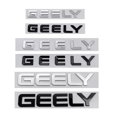 EMGRAND GEELY new letter Label Badge Car stickers for Geely Series Atlas EmgrandGT monjaro coolray m