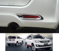 ครอบทับทิมท้าย ชุบโครเมี่ยม Toyota Fortuner Champ 2011-2014 ครอบ ทับทิม ครอบไฟทับทิมท้าย โตโยต้า ฟอร์จูนเนอร์ แชมป์ 2011-2014 11 12 13 14 โครเมี่ยม โครเมี่ยม