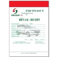 Taxi service invoice, combo of 10 a6 books, complete content printing