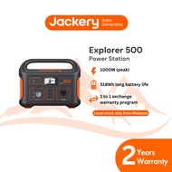 Jackery Explorer 500 Power Station Solar Portable 230v500w Outdoor Powerbank Solar Charger Generator