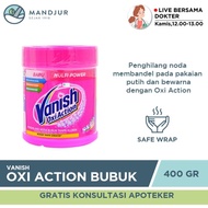 NEW Vanish Bubuk Pink Oxi Action 400 Gr - Penghilang Noda Pakaian Puti