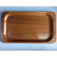 New- 56 X 35Cm Square Wooden Tray