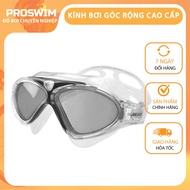 High-quality wide-angle swimming goggles with anti-fog eyes, mirrored eyes, big eyes, silicone strap