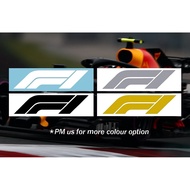 F1 The Movie Formula one logo Car sticker waterproof