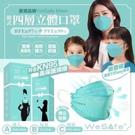 ⭐現貨⭐ 香港口罩品牌🇭🇰WeSafe(Blue)韓式四層立體口罩系列 (1盒25入)