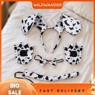[wildwander.my] Halloween Elephant Dalmatian Kids Animal Ear Headband Party Costume Hair Set