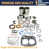 2TNV70 Overhaul Rebuild Kit for Yanmar 2D70E 2TNV70 Piston Ring Head Gasket Bearing Set