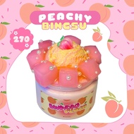 DIY Slime "Peachy Bingsu" | fufustudio_