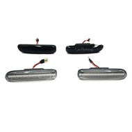For BMW E46 3er Limo Coupe Compact Cabriolet LED Dynamic Side Marker Turn Signal Blinker Flowing Wat