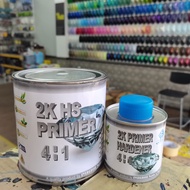 5Starz EP HIGH SOLID 2K PRIMER, undercoat for car WITH HARDENER SET (READY STOCK ) BLACK, WHITE, GRE