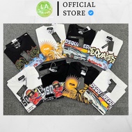 [REAL PHOTO] D.S.Q2 Men's and Women's T-shirt, 2-Way Cotton Fabric, Loose Form, Full Standard Tag