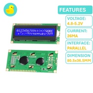 1602 16x2 Character LCD Display Module