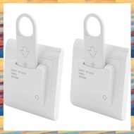 (GRSU) 2X High Grade Hotel Magnetic Card Switch Energy Saving Switch Insert Key for Power