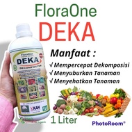 FLORAONE cair pengolahan pupuk kompos, DEKA pupuk mikroba dekomposer mempercepat dekomposisi