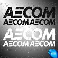 3X AECOM Sticker Decals (not printed) weather proof