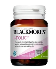 Blackmores I-Folic™ Folate + Iodine Supplement - Sokong Kesihatan Ibu Hamil & Perkembangan Bayi