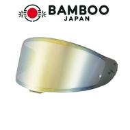 Yamashiro Bike Helmet Mirror Shield - EXTRA Shield for Shoei CWR-F2 (Compatible with X-15/Z-8)