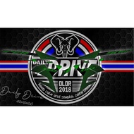 SNIPER 150 DECALS (BLACK Green)