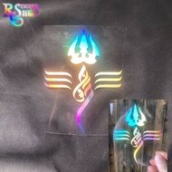 Dikoria Trident with Om Car Sticker / RS 9215