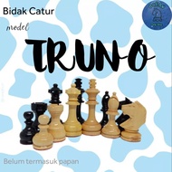 Bidak Catur Kayu model Truno ( Kayu Mentaos ) Standart Internasional