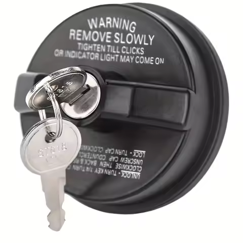 Fuel Tank Cap with Key Lock for Chevrolet Ado Camaro Honda Nissan Acura Infiniti Mazda Cadillac GMC 