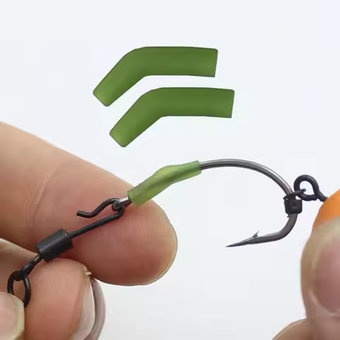 30pcs Carp fishing Accessories D Rig kickers hooks line aligners sleeve anti tangle sleeve for hair 