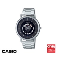 CASIO นาฬิกาข้อมือ CASIO รุ่น MTP-B135D-1AVDF วัสดุสเตนเลสสตีล สีดำ
