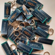 GANTUNGAN CUSTOM ACRYLIC KEYCHAIN WITH NAME, LOGO, PICTURE, COLOR AND WRITING (7x2.5 cm)