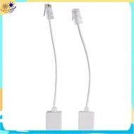 2 socket 8P4C / RJ45 male RJ11 6P4C to female M / F Adapter telephone Ethernet