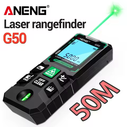 ANENG G50/G70/G100/G120 Green Laser Distance Meter Autonomous Benchmark Rangefinder 0.5~1 Second Fla