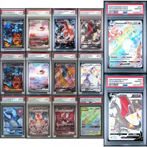 Diy Ptcg Proxy Graded Collection Card Charizard Series Jp Us Version Sv4A Special Art Rare 217/349/1