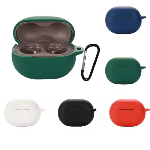 For SoundPEATS Engine 4 Case Solid Color Silicone Bluetooth Earphone Cover soft Shockproof hearphone