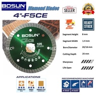 Bosun F5CE /F5TCE Diamond Wheel cutting Ceramic Tiles Marble Granite 瓷砖切片 Mata Potong Jubin Marmar G