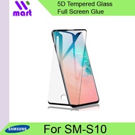 Full Screen 5D Clear Tempered Glass Screen Protector for Samsung Galaxy S10