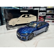 BMW I4 MODEL CAR, 1/18 MINICHAMPS SCALE