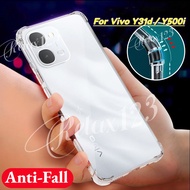 For Vivo Y31d Y500i 2026 Soft Silicone Clear TPU Case For Vivo Y31d 4G Vivo Y500i 5G VIVO Y 31 D VIV
