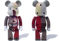 2009 MEDICOM Bandai KAWS BE@RBRICK 200% Bearbrick chogokin 超合金