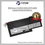 MSI Bravo 15/GF63/GF65/GF75/GS63/GS73/MS-16/MS-17 / WP65 Laptop Notebook Battery OEM BTY-M6K