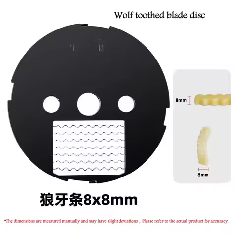 Original Potato Wolf Teeth Knife Plate for K8600 Vegetable Cutter Specialized parts,Wolf toothed cut