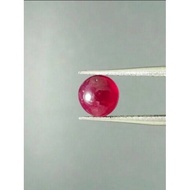 MERAH Pomegranate Red Stone/ mustika Centipede/ buli-Uli. Diameter 5mm