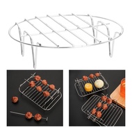 Moon Crystale BBQ Rack Air Fryer Replacement Universal Skewers Baking Tray Air Fryer Stand Rack for Oven Vegetables Kitchen Breakfast Baking